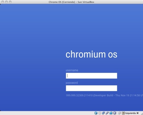 virtualbox chromeos login