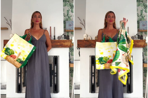 Reutilizar bolsa de Mercadona