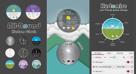 All Round Kustom Clock