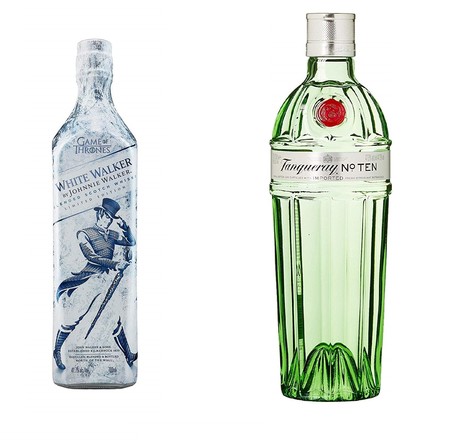 Dos ofertas del día Amazon en whisky Jonnhie Walker y ginebra Tanqueray, con edición limitada de Juego de Tronos