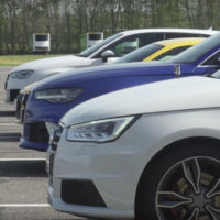 Guerra de familia: Audi R8 vs RS6 vs RS3 vs S1 Plus vs RS2 vs Ducati 959 Panigale