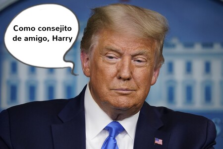 Donal Trump tiene algo que decirte, Príncipe Harry: ¿quieres abrir el sobre? (aunque a Meghan Markle no le va a hacer mucha gracia)
