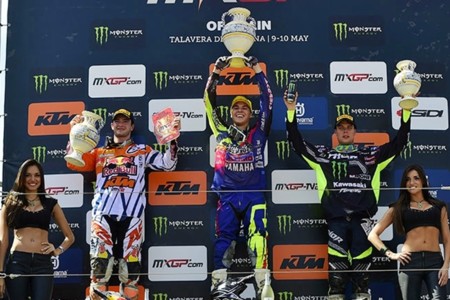 Podio Mx2 Espana 2015