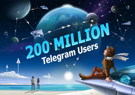 Telegram estrena versión y celebra su llega a los 200 millones de usuarios aunque sigue a la cola de la competencia