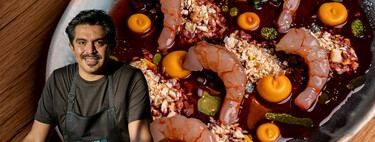 Así integra el chef mexicano Roberto Ruiz la remolacha en un ceviche de gambas: "Es la marinada revelación para mariscos"