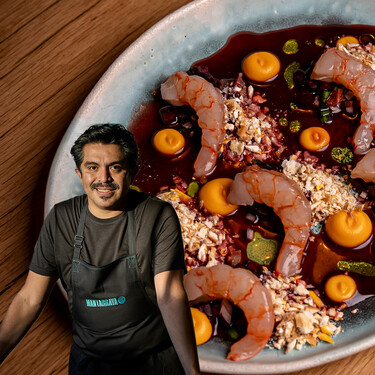 Así integra el chef mexicano Roberto Ruiz la remolacha en un ceviche de gambas: "Es la marinada revelación para mariscos"