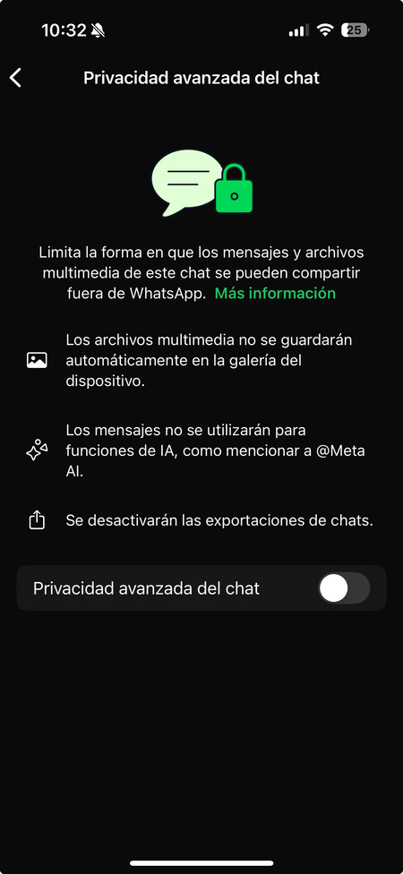 Privacidad avanzada