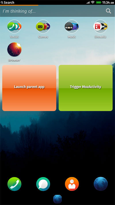 Sony propone widgets para Firefox OS