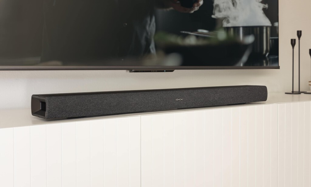 La nueva barra de sonido de Denon es asequible y llega con soporte para sonido Dolby Atmos, 4K y conectividad con HDMI eARC