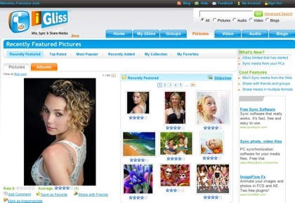 iGliss, creando y compartiendo nuestras colecciones multimedia