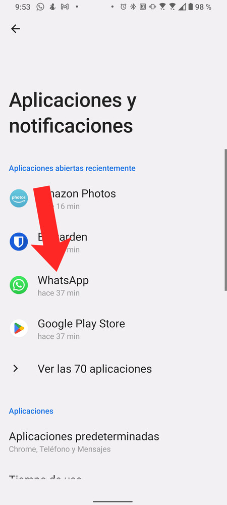 WhatsApp en Android