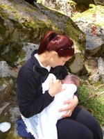 La foto de tu bebé: El monte y la teta lo curan todo