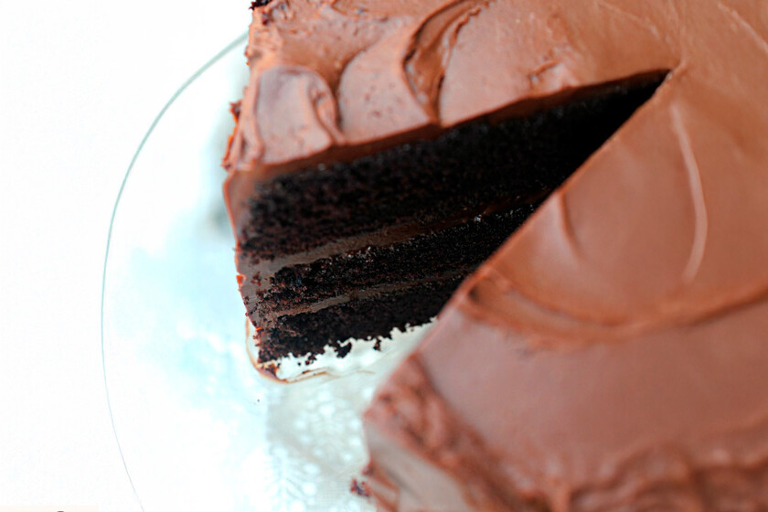 Pastel de chocolate. Receta de cocina fรกcil, sencilla y deliciosa