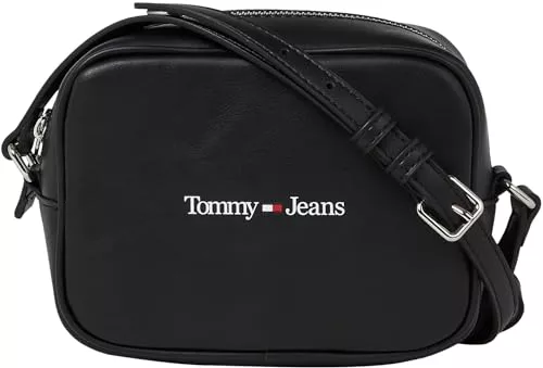 Tommy Jeans TJW CAMERA BAG AW0AW15029, Bolsos Cruzados Mujer, Negro (Black), OS