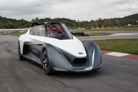 Nissan BladeGlider demostró de lo que es capaz un auto eléctrico, en el Goodwood Festival of Speed