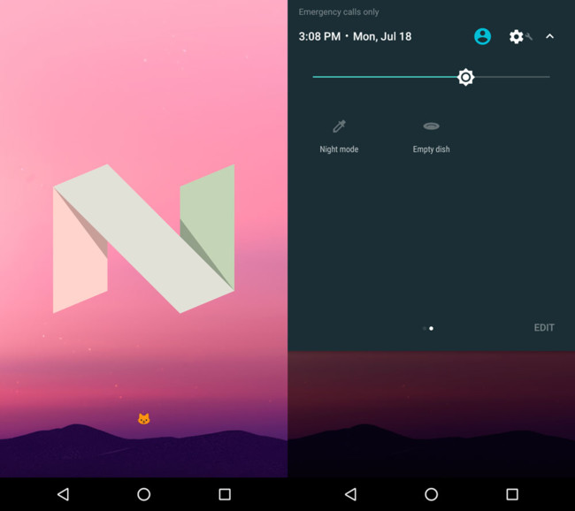 Android N Easter Egg
