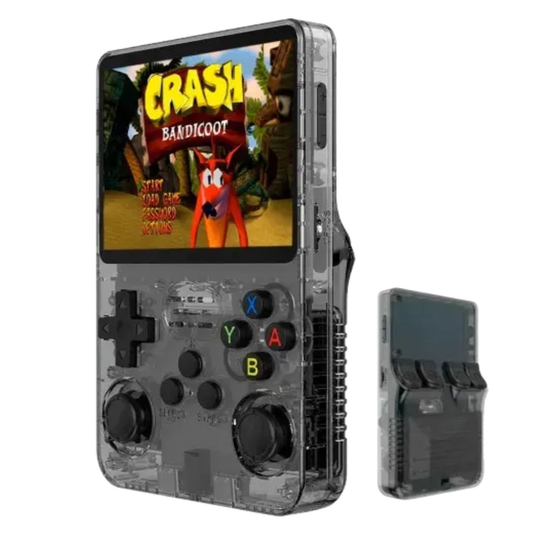Console Portátil R36S + de 15.000 Jogos Vídeo Game 64g Linux Tela IPS 3.5 Polegadas a Pronta Entrega

