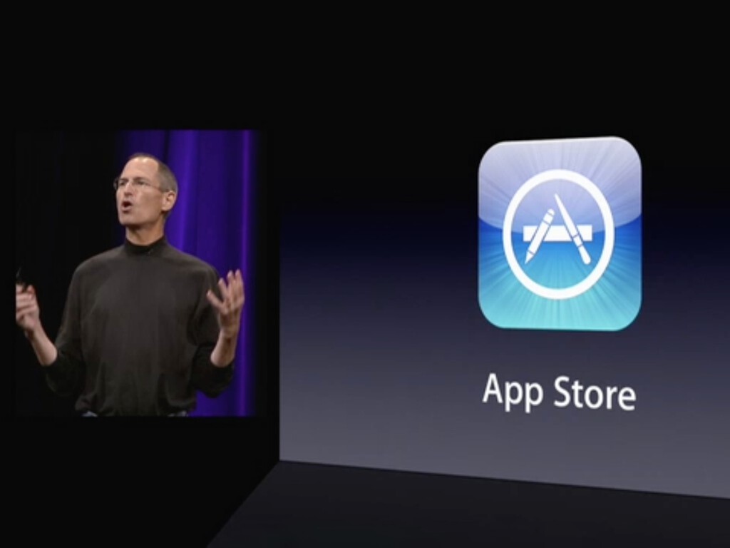 El nombre 'App Store' ya existía cinco años antes del iPhone. Steve Jobs consiguió hacerse con la marca sin pagar un solo dólar