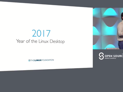 El director de la Linux Foundation proclama 2017 el año de Linux en el escritorio... desde su Macbook