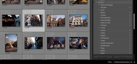 Listado de palabras clave en castellano para Lightroom