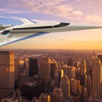 El futuro era esto: Volar de Nueva York a Londres en tres horas y en un avión panorámico 