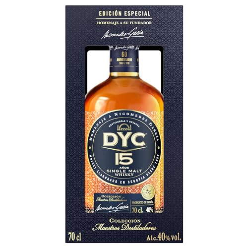 DYC 15 Años Whisky Single Malt Colección Maestros Destiladores