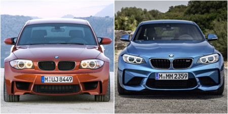 BMW M2 vs Serie 1 M Coupé: comparativa visual