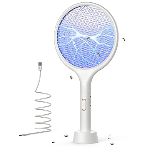 YISSVIC Raqueta Matamoscas Eléctrica 2 en 1 4000V 