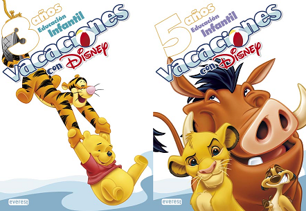 Vacaciones con Disney, libros para aprender jugando