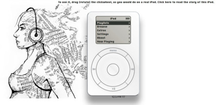 Tributo a Steve Jobs recreando en Internet una de sus emblemáticas creaciones, el iPod