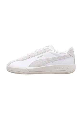 Puma - Puma Club KLASSIKA, Zapatillas Femenino, Puma White-Warm White-Puma Gold,
