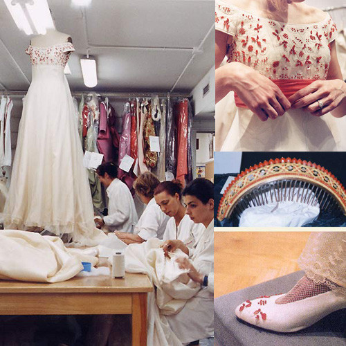 Lorenzo Caprile y sus vestidos de novia