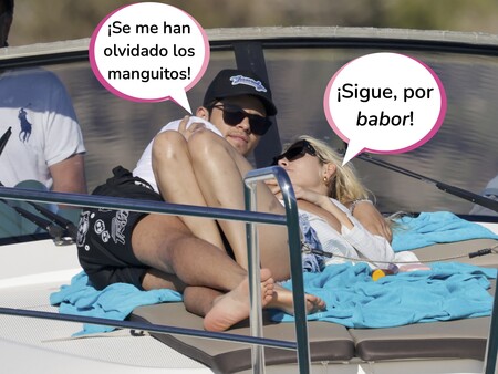 El 'Yate como' los morros de Danna Paola con su nuevo novio Álex Hoyer en alta mar: Estas son sus fotos más románticas en Ibiza