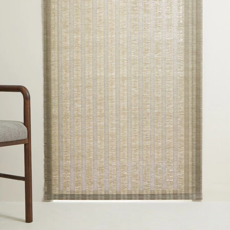 Estor Enrollable Translucido Bambu Reciclado Raya Yute El Corte Ingles