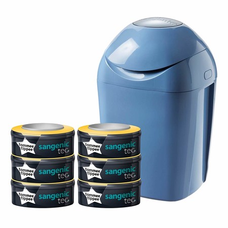 Oferta del día en el set de contenedor de pañales Tommee Tippee Sangenic Tec: hasta medianoche cuesta 29,99 euros en Amazon
