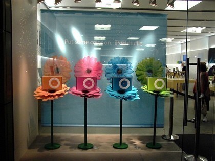 Imagen de la semana: Escaparate de los nuevos iPod shuffle