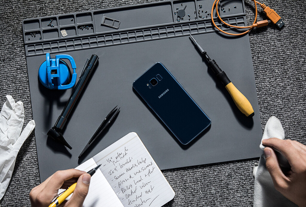 Samsung y iFixit lanzan el programa de piezas originales para que puedas reparar tu Galaxy por tu cuenta. Con matices