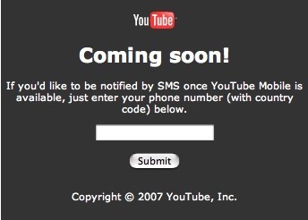 YouTube móvil en breve