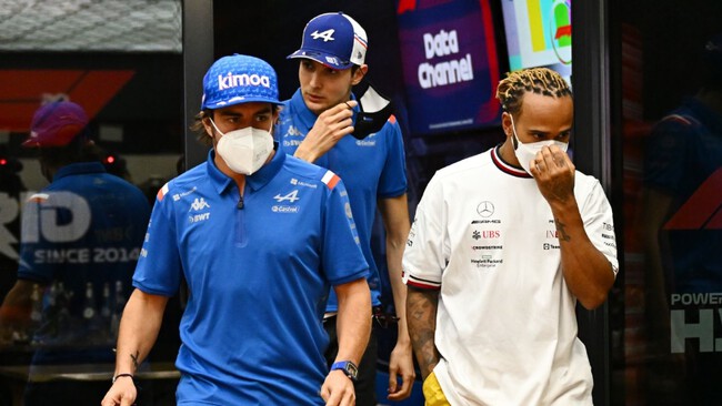 Hamilton Alonso F1 2022