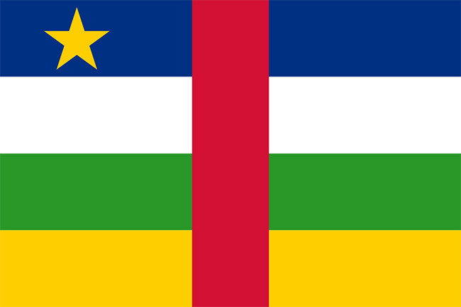 Bandera amarilla roja blanca