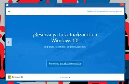 Reservar Actualizacion W10