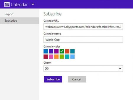 Cómo agregar los partidos del mundial a mi calendario de Windows Phone y Windows 8/RT