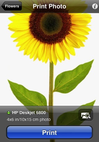HP iPrint Photo, imprime desde el iPhone