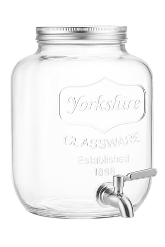 Dispensador de Bebidas de Vidrio 5L con Grifo