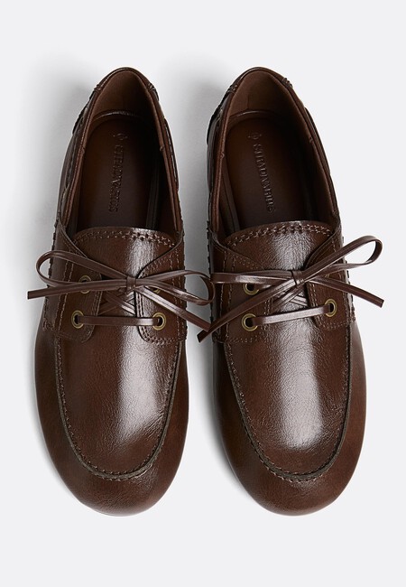 Mocasines Nauticos Elegantes Refinados Baratos Piel Stradivarius Invierno Zapatos