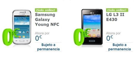 Movistar vuelve a ofrecer oficialmente smartphones de gama baja a cero euros