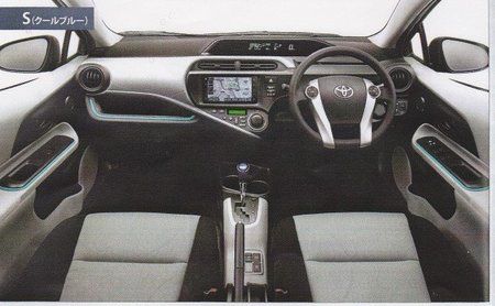 Prius C interior