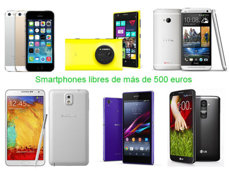 ¿Qué teléfonos móviles regalar esta navidad por encima de 500 euros?