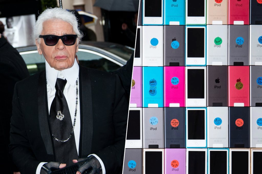 Por qué Karl Lagerfeld tenía 310 iPod en vez de uno solo (o dos)