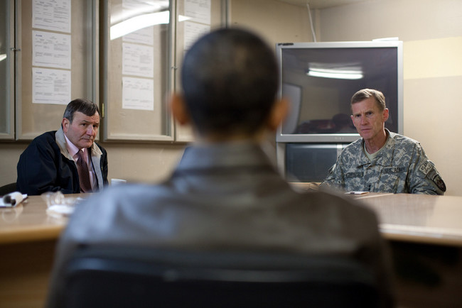 Flickr The U S Army President Obama Meets With Gen Mccrystal In Afghanistan